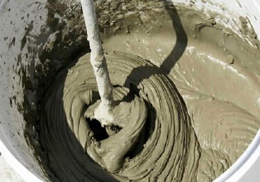 آماده سازی چسب بلوک پرین بتن