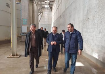 بازدید معاون وزیر و رییس سازمان نوسازی ازکارخانه پرین بتن آمود