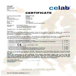 گواهی CE چسب کاشی