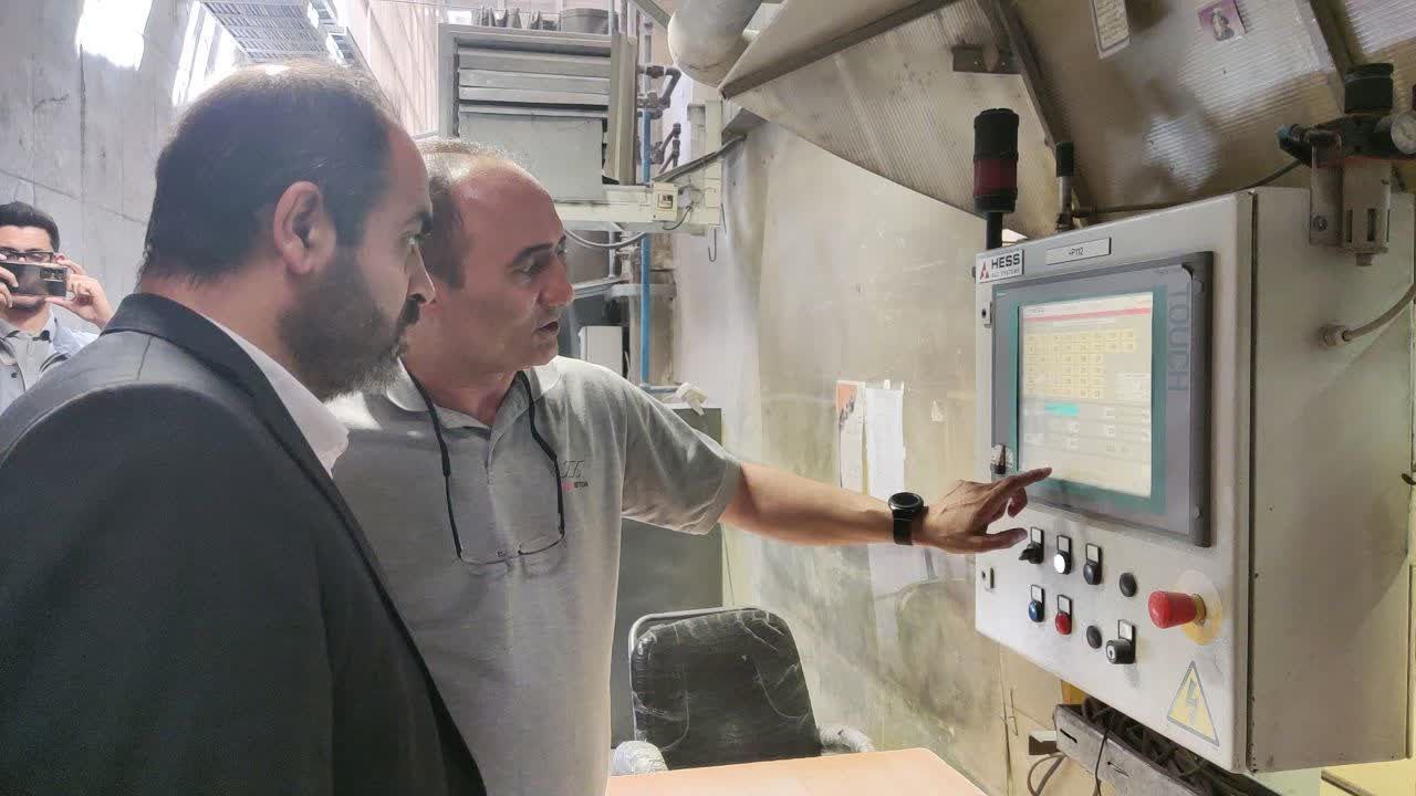 بازدید مهندس رستمی از کارخانه پرین بتن آمود